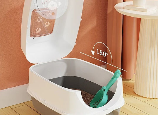 Katzentoilette Geschlossen mit Filter Grün L38 x B57 x H41cm