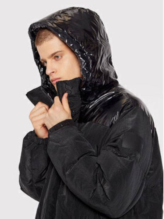 Geacă de iarnă Puffer Negru