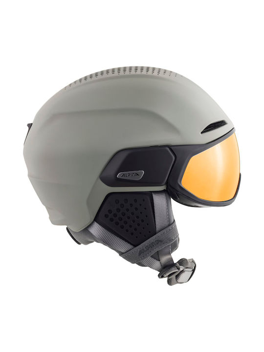 Alpina Alto Hi-eps Ski & Snowboard Helm in Gray Farbe