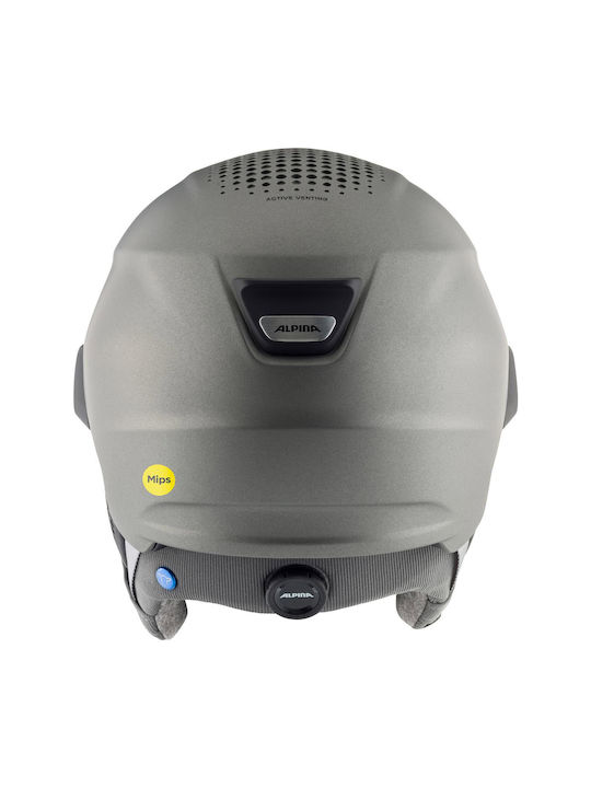 Alpina Oro Ski & Snowboard Helm in Gray Farbe
