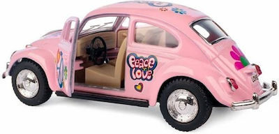 Kinsmart 1967 Volkswagen Classical Beetle Love Vinyls Car 1:32