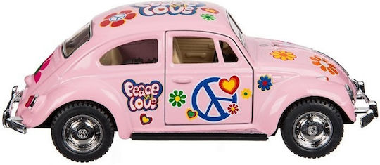 Kinsmart 1967 Volkswagen Classical Beetle Love Vinyls Toy Car Scale 1 32