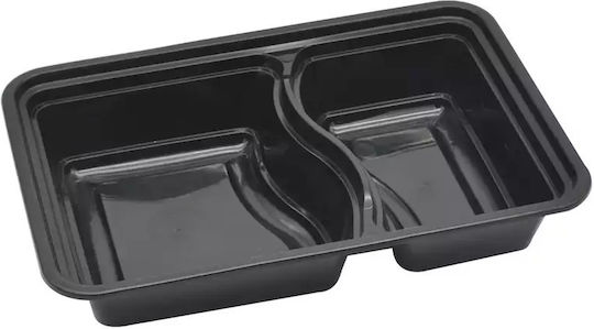 Ecocraft Disposable Plastic PP Tableware Black 50pcs
