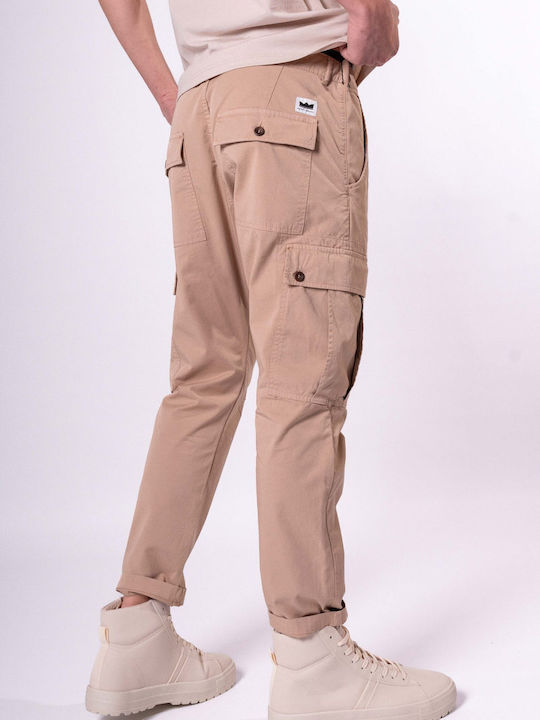 Premium Herrenhose in Tapered Schnitt Sand