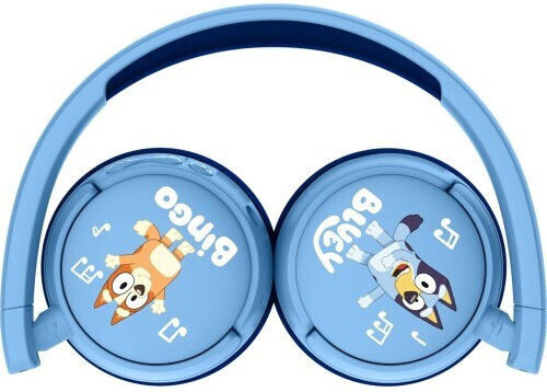 OTL Bluey Wireless / Wired On Ear Headphones with 24 hours of Operation Blue