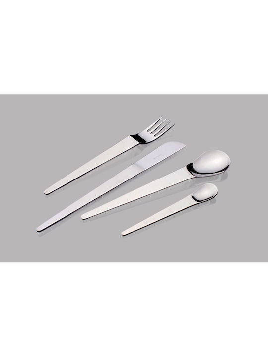 Cutlery Set Silver 30pcs with Suitcase