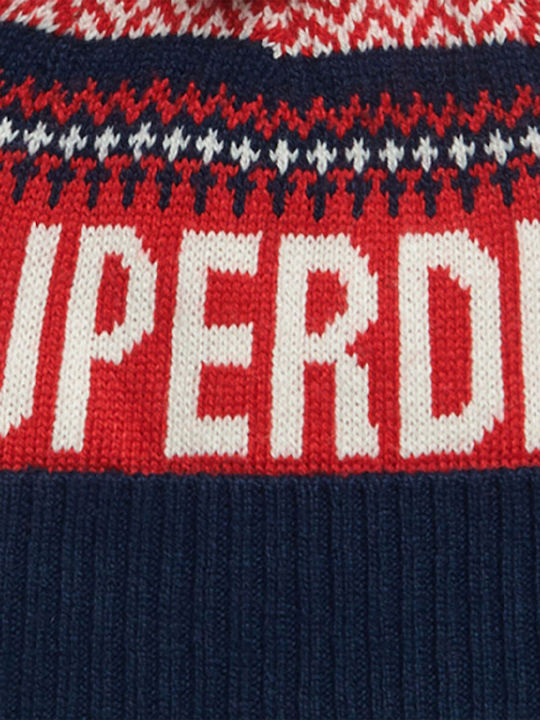 Fairisle Beanie Ανδρικός Σκούφος Πλεκτός