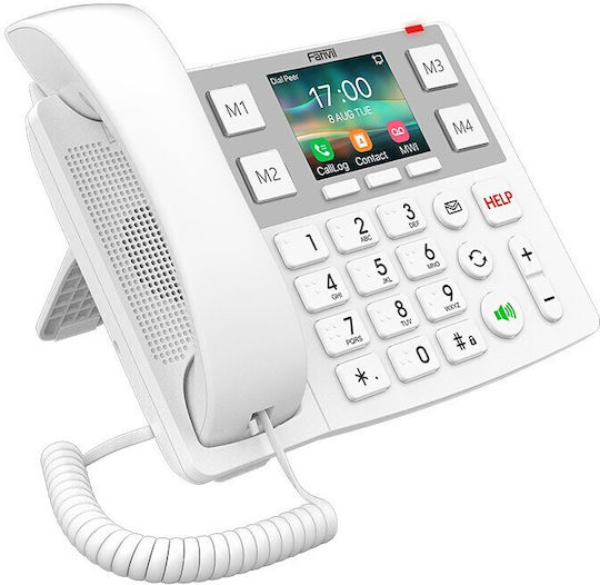 Fanvil X305 Cu fir Telefon IP Alb