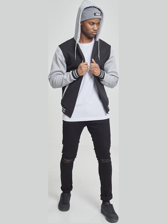 Ανδρική Ζακέτα Fleece Black/Grey