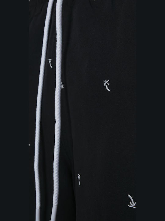 Embroidery Ανδρικό Μαγιό Σορτς Black