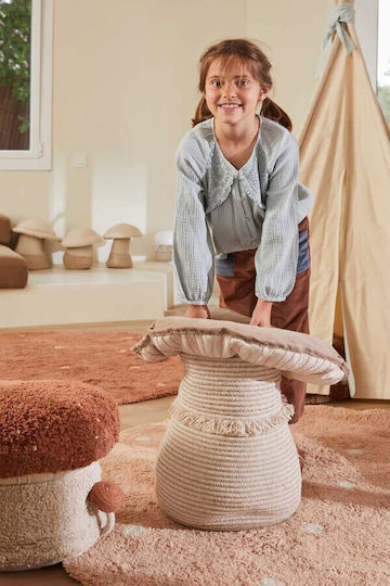 Lorena Canals Kinder Aufbewahrungskorb Mushroom Beige 45x40x40cm