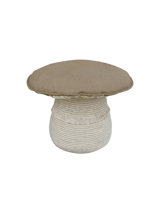 Lorena Canals Kinder Aufbewahrungskorb Mushroom Beige 45x40x40cm