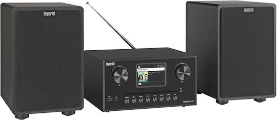 Imperial AV Ηχοσύστημα 2.0 DABMAN i310 22-329-00 40W με CD / Digital Media Player και Bluetooth Μαύρο
