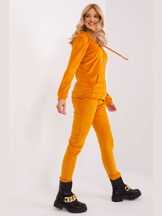 Relevance Set Women's Sweatpants YELLOW Velvet