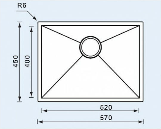 Sanitec Filo Quadra 11908 Υποκαθήμενος Σατινέ 57x45cm Ασημί Sanitec Filo Quadra 11908 Υποκαθήμενος Σατινέ 57x45cm Ασημί
