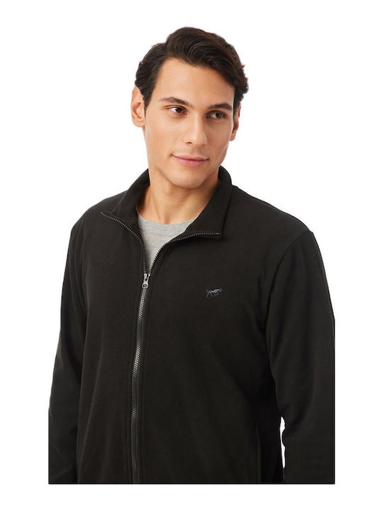 Ανδρική Ζακέτα Fleece Μαύρο