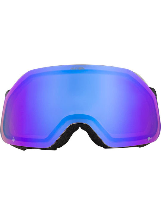 Alpina Masca de schi și snowboard Pentru adulți Albastru cu Lentilă în culoarea Albastru