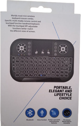 Mini 525 Fără fir Tastatură cu touchpad Engleză US