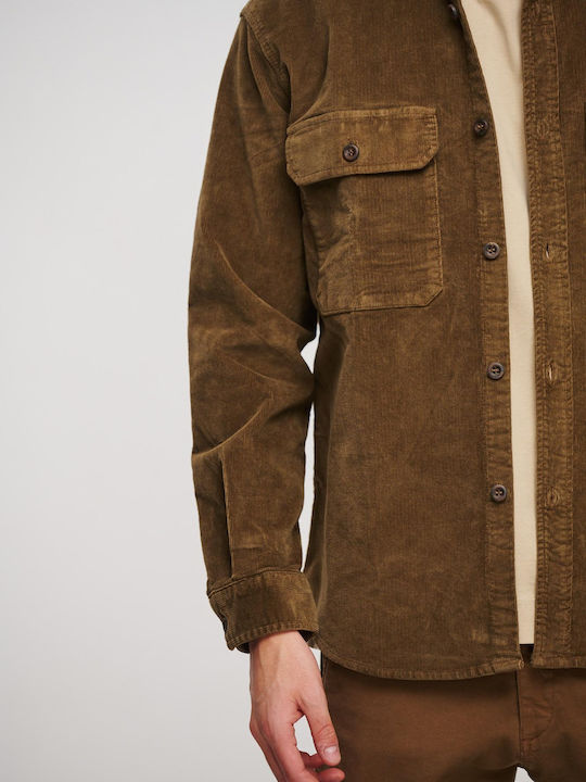 Royal Denim Men's Winter Denim Jacket Camel