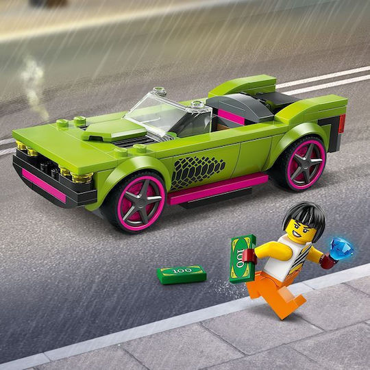 LEGO City Police Car and Muscle Car Chase for Ages 6+ 213 Pieces