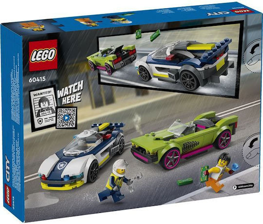 LEGO City Police Car and Muscle Car Chase for Ages 6+ 213 Pieces