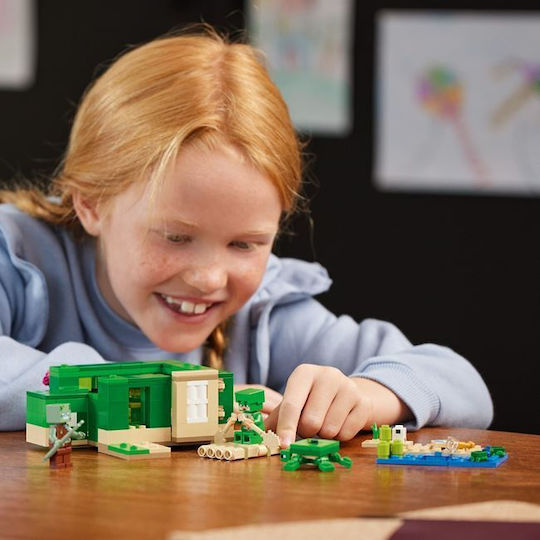 LEGO Minecraft Turtle Beach House για 8+ Ετών