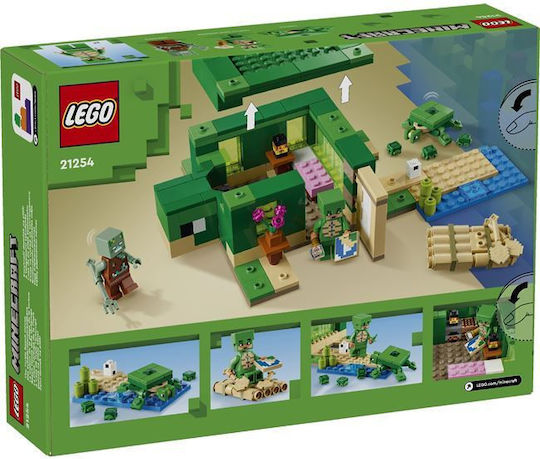 LEGO Minecraft Turtle Beach House για 8+ Ετών