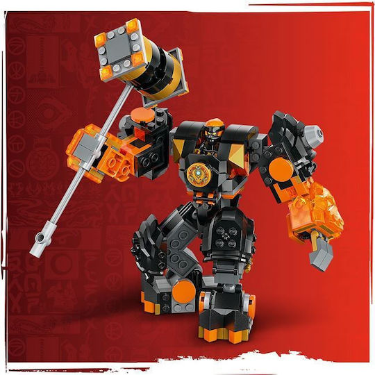 LEGO Ninjago Cole's Elementarerde Mech für 7+ Jahre 235 Stück