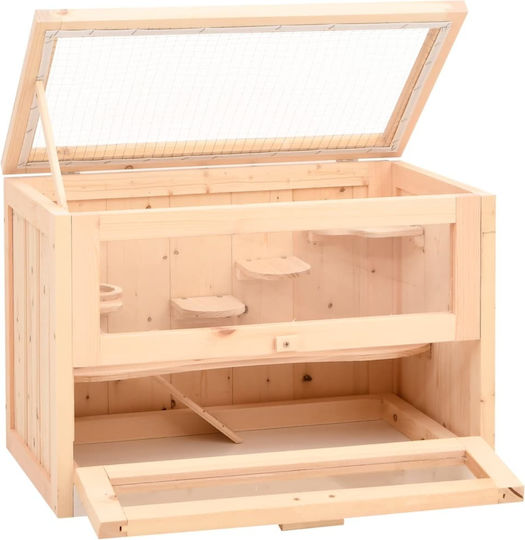 vidaXL Rodent Cage 60x35.5x42cm