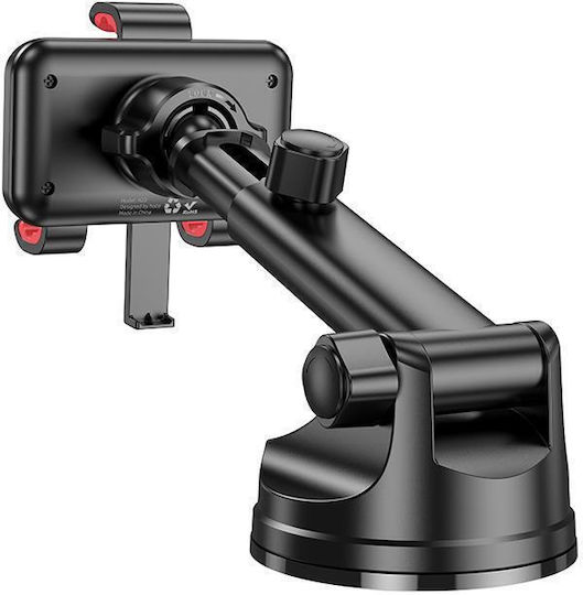 Hoco H22 Car Mobile Mount with Adjustable Hooks Black