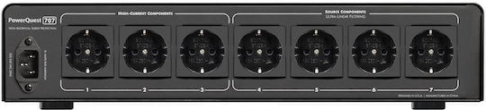 Audioquest Powerquest Πολύπριζο Μαύρο