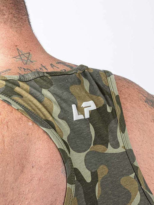 Herren Shirt Ärmellos Green Camo