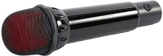 Ibiza Sound Karaoke Speaker with Wireless Microphones and Lighting Effects Karahome Black