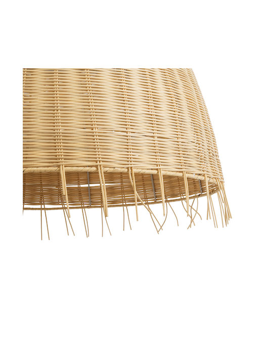 GloboStar Aquatic Pendant Light Beige Boho Grid with Socket E27 60x60cm