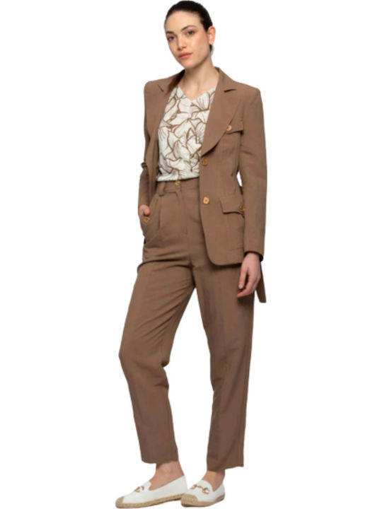 kocca Women's Blazer Brown