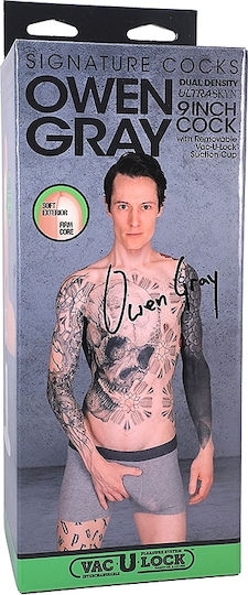 Doc Johnson Owen Gray Ρεαλιστικό Dildo με Όρχεις Flesh