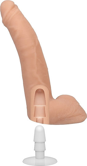 Doc Johnson Quinton James Ρεαλιστικό Dildo με Όρχεις Flesh
