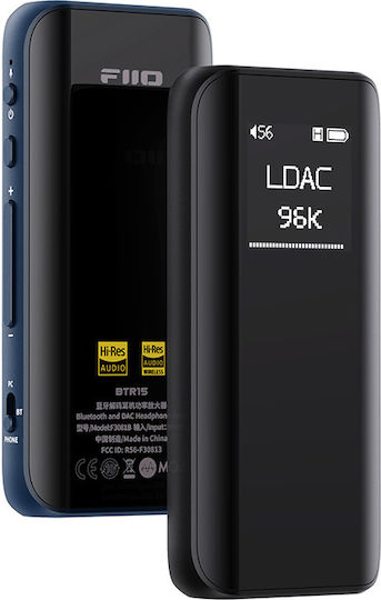 Fiio BTR15 Преносим Цифров Bluetooth Усилвател За Слушалки с DAC Вграден USB и Джак 3.5 мм