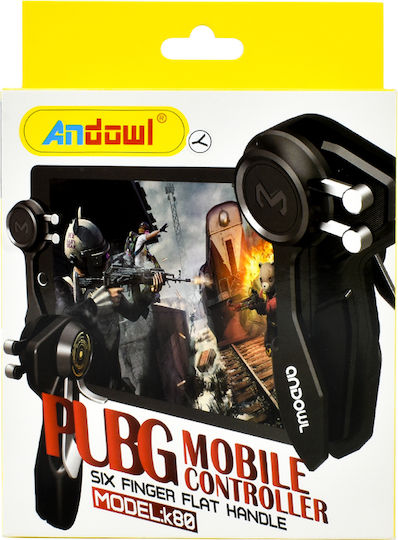 Andowl Mobile Gaming Triggers K80 in Black color