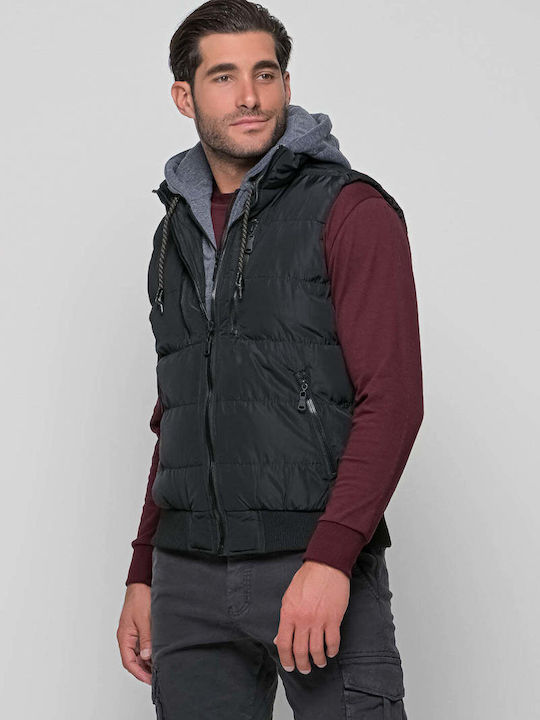 Men's Sleeveless Jacket BLACK