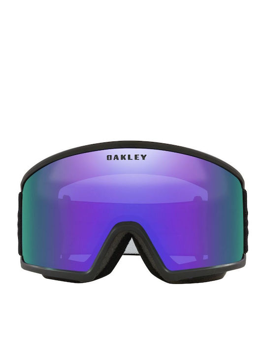 Oakley Sun Masca de schi și snowboard Pentru adulți Negru cu Lentilă în culoarea Violet