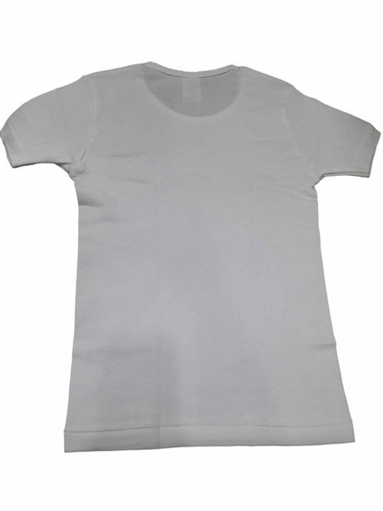 Minerva Kids' Undershirt Short-sleeved White