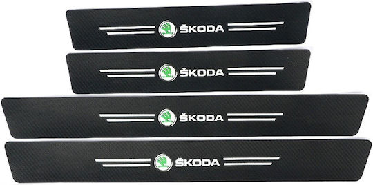 Car Interior Decorative Door Sill 4 Pieces