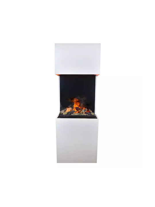 Dimplex Cassette 400/600 + Beethoven Floor Electric Fireplace 125W White
