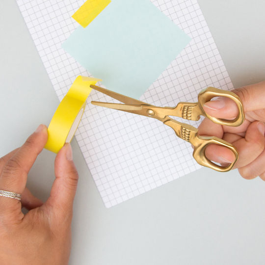 Suck Uk Scissors for Crafts 7cm with Metallic Blade Gold 1pcs