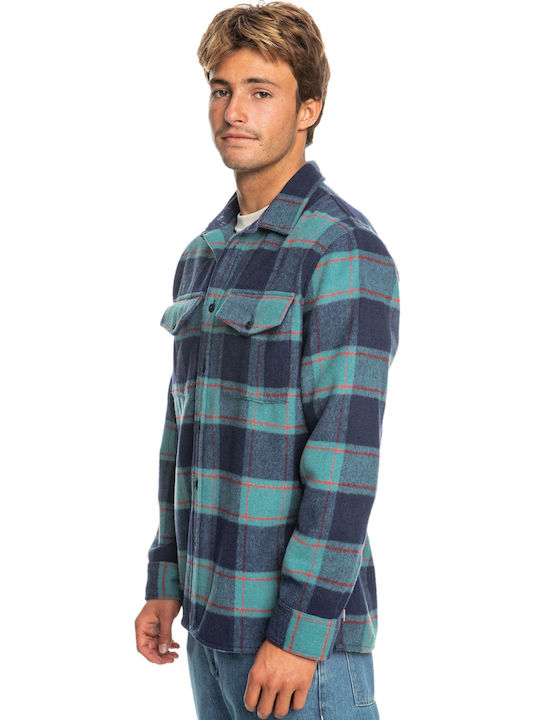 Quiksilver 'fierce Volcano' Men's Shirt Long Sleeve Flannel BYM3/ALLOY