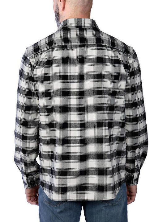 Carhartt Flanell Hemd White, Black