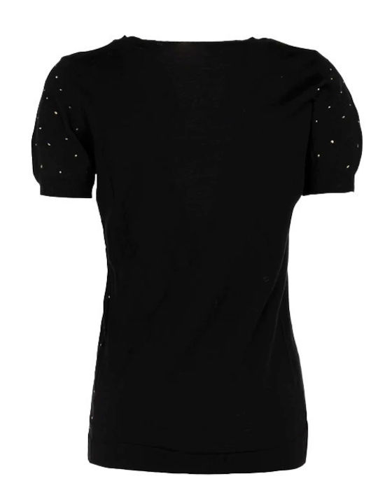 Braccialini Women's Sweater Polka Dot Black