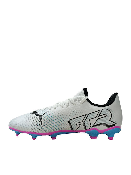 PUMA Future 7 Play Футболни Обувки с Бутони Бели