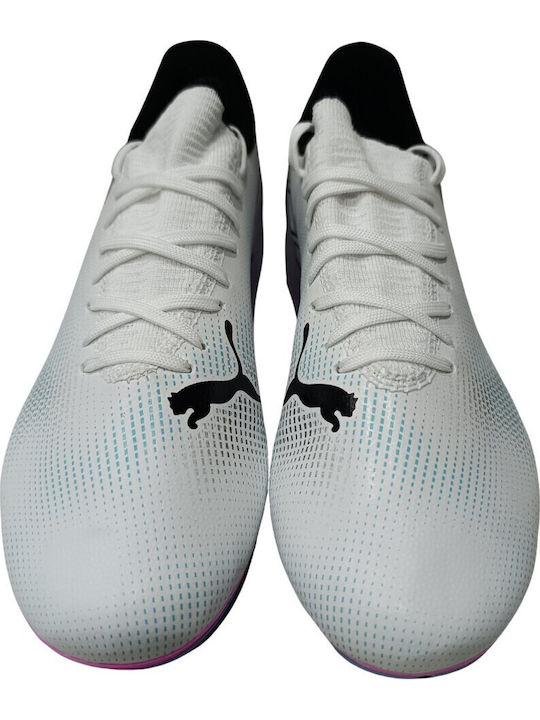 PUMA Future 7 Play Футболни Обувки с Бутони Бели